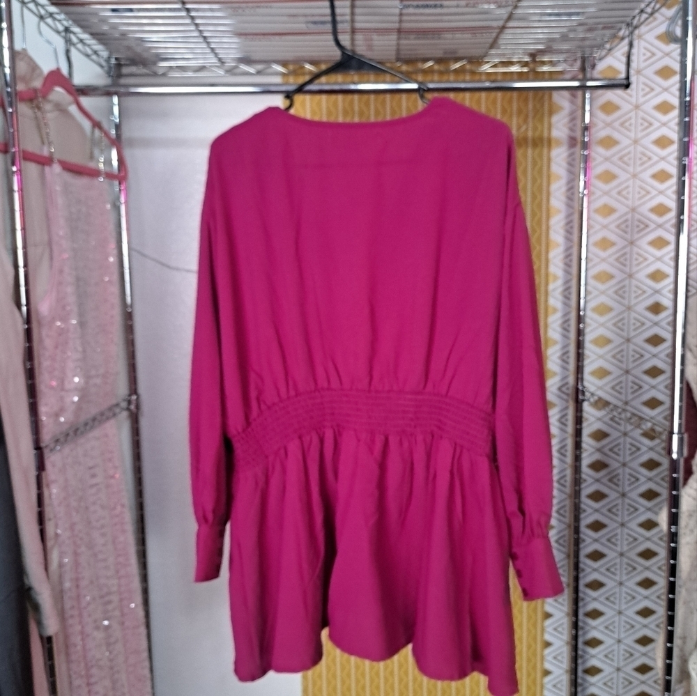 NEW Wishing Waves Boho Blouse in Raspberry 💗 - Picture 5 of 9